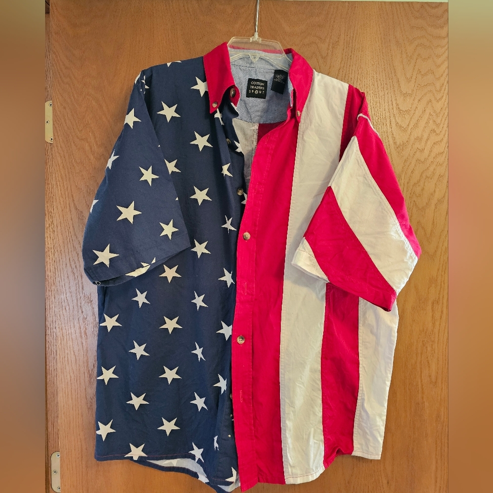 Patriotic Button Down Shirt